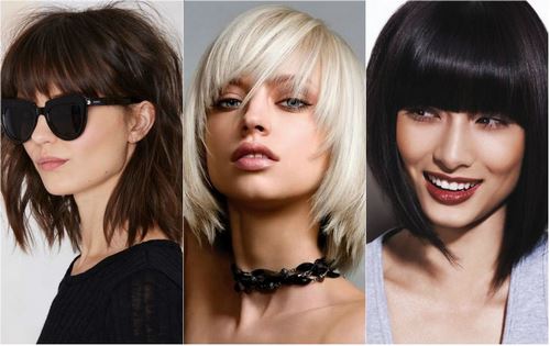 Женские стрижки с челкой на средние волосы модные в 2024 году (+120 фото)