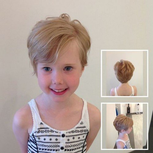Детские стрижки на короткие волосы