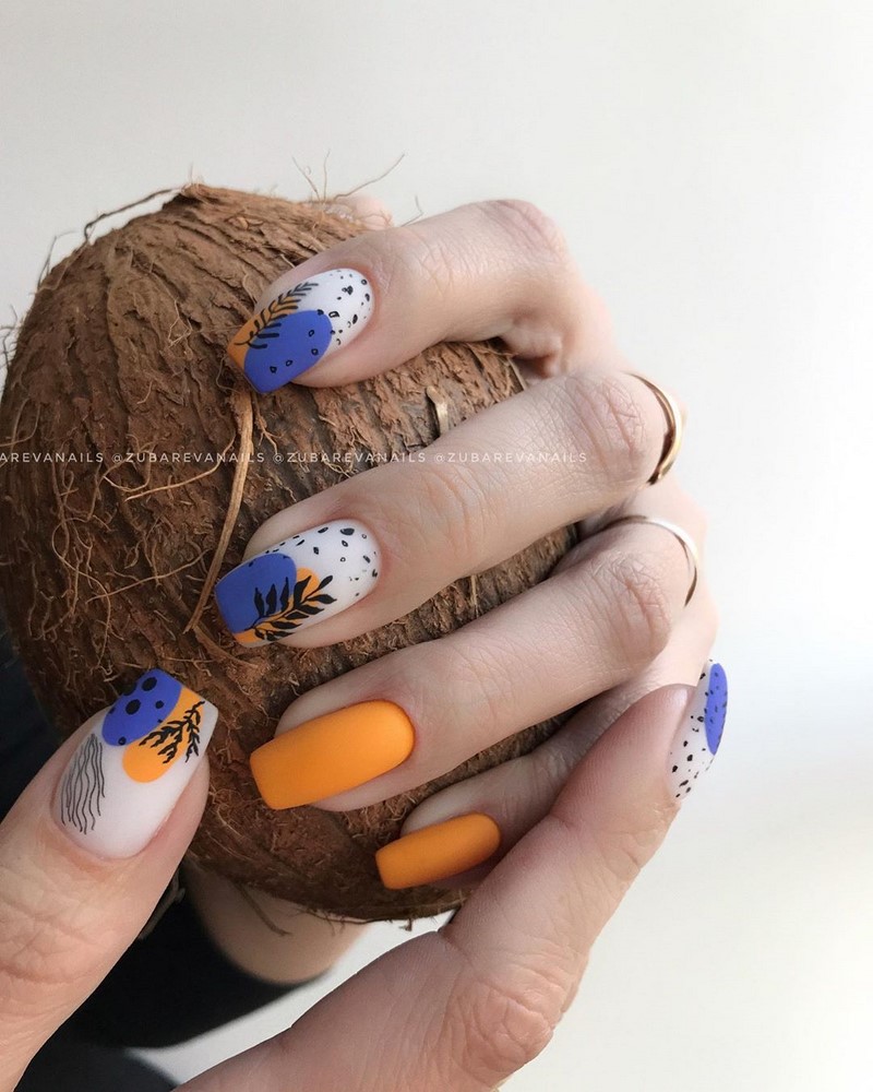 Красочные идеи летнего дизайна ногтей 2024 – модные фото-новинки